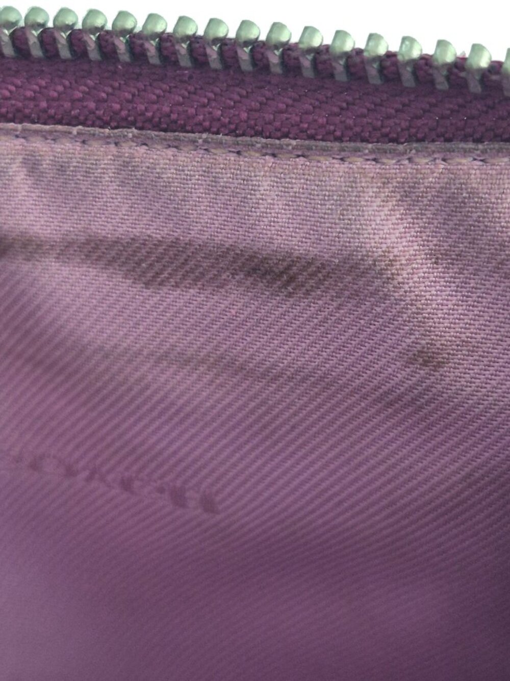 COACH Nolita Wristlet 24 in Purple Pink Colorblock Leather Purse Small Satchel - Picture 14 of 16